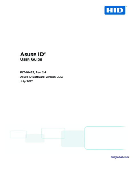 Asure Id 7 Express User Manual